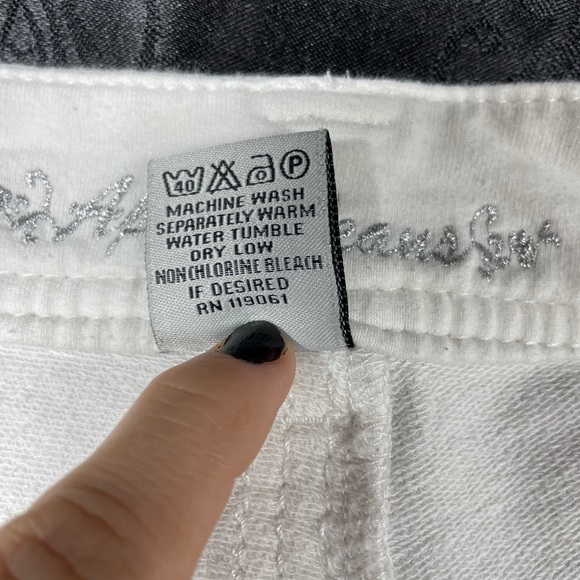 Apollo Jean shorts size 7/8 stretchy (white) - Picture 4 of 9